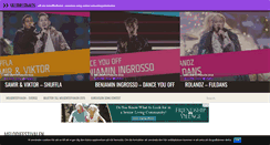 Desktop Screenshot of melodifestivalen.nu
